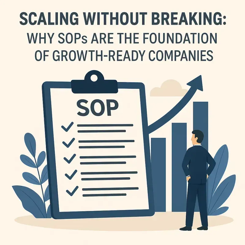 Scaling Without Breaking: Why SOPs Are the Foundation of Growth-Ready Companies