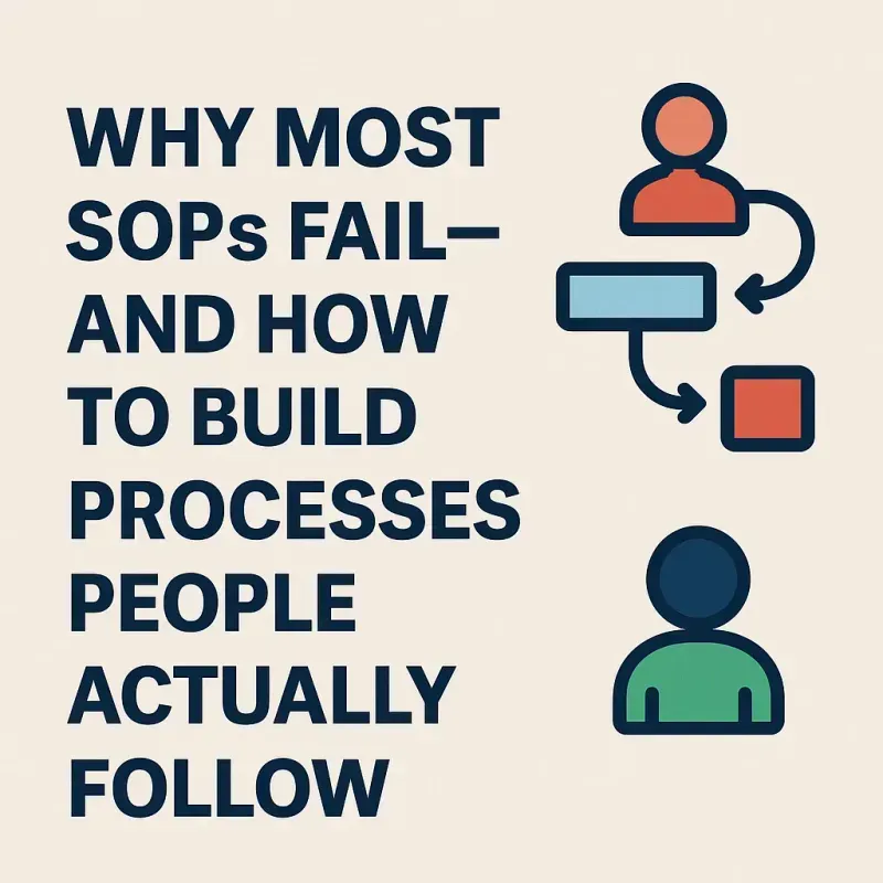 Why Most SOPs Fail — And How to Build Processes People Actually Follow