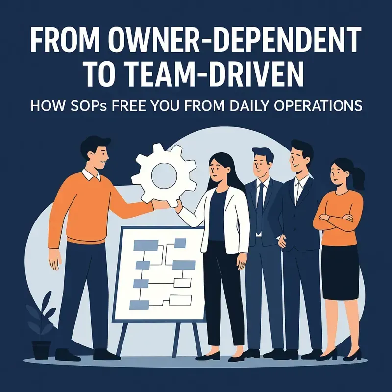 From Owner-Dependent to Team-Driven: How SOPs Free You From Daily Operations